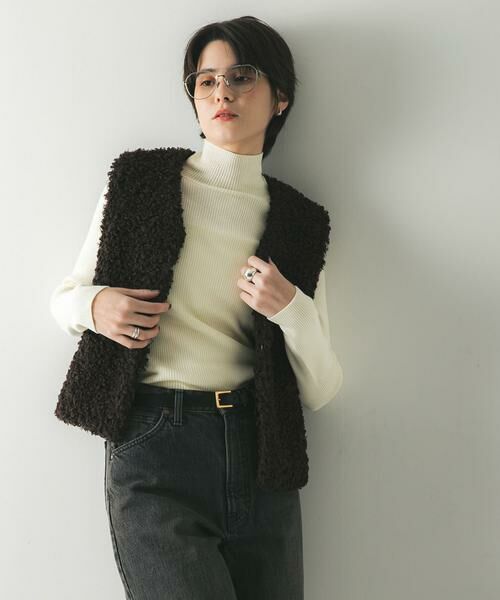 URBAN RESEARCH / アーバンリサーチ ベスト | ECOPELカーリーファーベスト | 詳細1