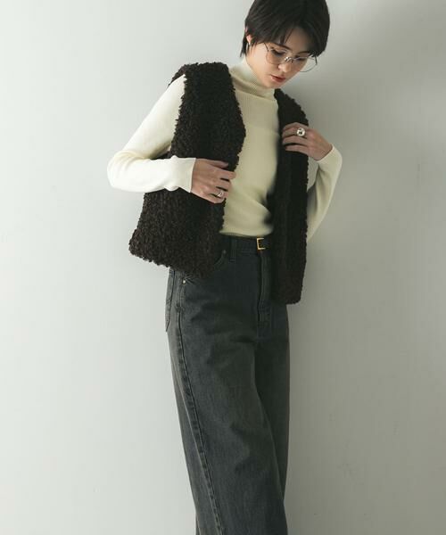 URBAN RESEARCH / アーバンリサーチ ベスト | ECOPELカーリーファーベスト | 詳細3