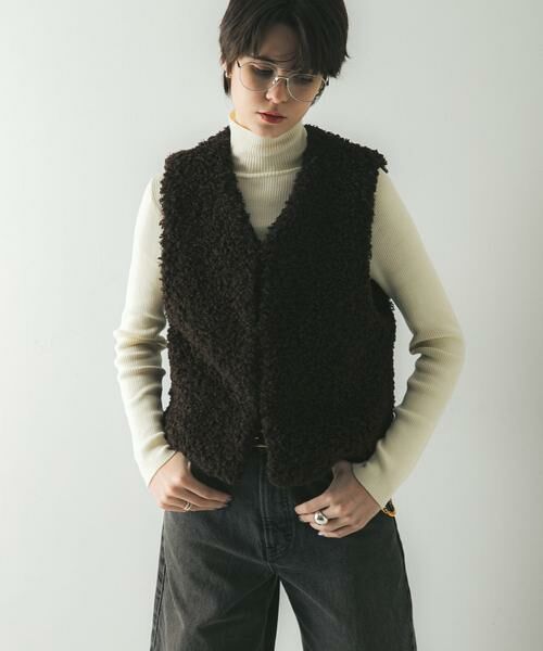 URBAN RESEARCH / アーバンリサーチ ベスト | ECOPELカーリーファーベスト | 詳細5