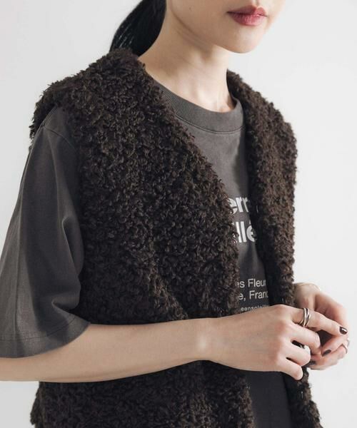 URBAN RESEARCH / アーバンリサーチ ベスト | ECOPELカーリーファーベスト | 詳細6