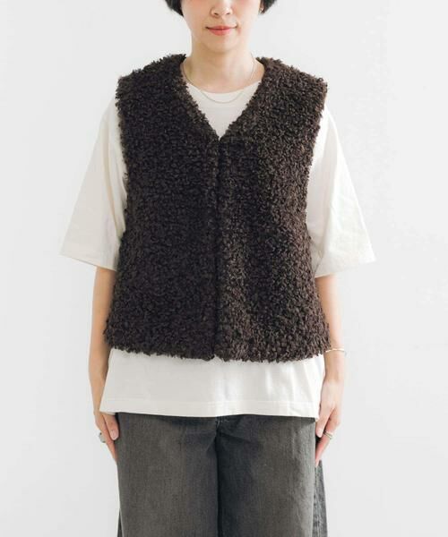 URBAN RESEARCH / アーバンリサーチ ベスト | ECOPELカーリーファーベスト | 詳細8
