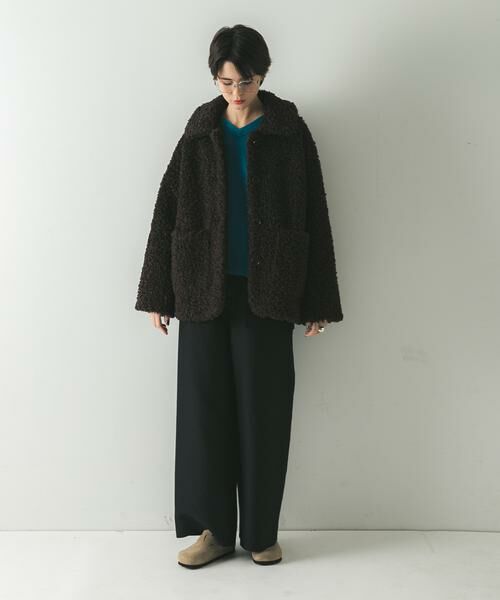URBAN RESEARCH / アーバンリサーチ その他アウター | ECOPELカーリーファーコート | 詳細5