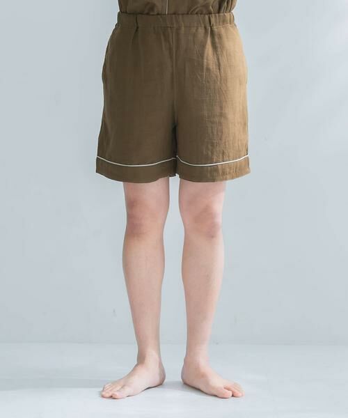 URBAN RESEARCH / アーバンリサーチ ルームウェア | URBAN RESEARCH×UCHINO ソフトタッチガーゼパジャマショートパンツ M | 詳細5