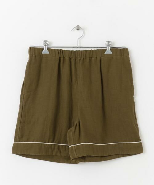 URBAN RESEARCH / アーバンリサーチ ルームウェア | URBAN RESEARCH×UCHINO ソフトタッチガーゼパジャマショートパンツ M(カーキ)