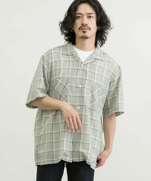 URBAN RESEARCH / アーバンリサーチ シャツ・ブラウス | WORK NOT WORK　Open Collar Checked Shirts | 詳細8