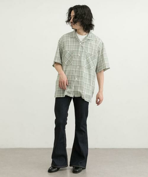URBAN RESEARCH / アーバンリサーチ シャツ・ブラウス | WORK NOT WORK　Open Collar Checked Shirts | 詳細10