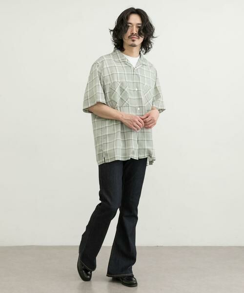 URBAN RESEARCH / アーバンリサーチ シャツ・ブラウス | WORK NOT WORK　Open Collar Checked Shirts | 詳細11