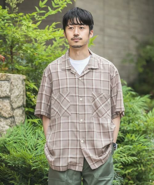 URBAN RESEARCH / アーバンリサーチ シャツ・ブラウス | WORK NOT WORK　Open Collar Checked Shirts | 詳細14