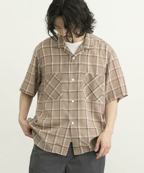 URBAN RESEARCH / アーバンリサーチ シャツ・ブラウス | WORK NOT WORK　Open Collar Checked Shirts | 詳細20