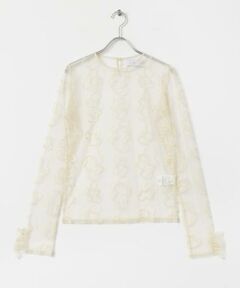 URBAN RESEARCH / アーバンリサーチ その他トップス | Po/　sheer tulle top ameba