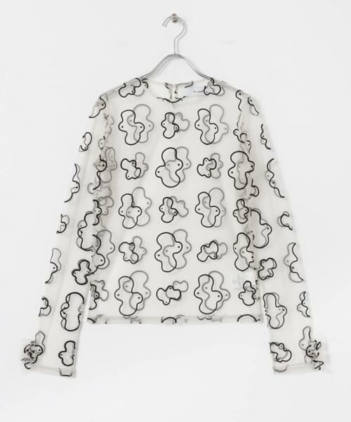 URBAN RESEARCH / アーバンリサーチ その他トップス | Po/　sheer tulle top ameba | 詳細3