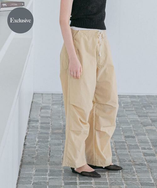 URBAN RESEARCH/アーバンリサーチ 『別注』Lee×URBAN RESEARCH パラシュートパンツ ライトベージュ M URBAN RESEARCH/アーバンリサーチ 『別注』Lee×URBAN RESEARCH パラシュートパンツ ライトベージュ M