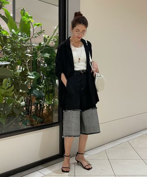 URBAN RESEARCH / アーバンリサーチ デニムパンツ | LIVINGTONE　DOLK4 - Flair culottes | 詳細4