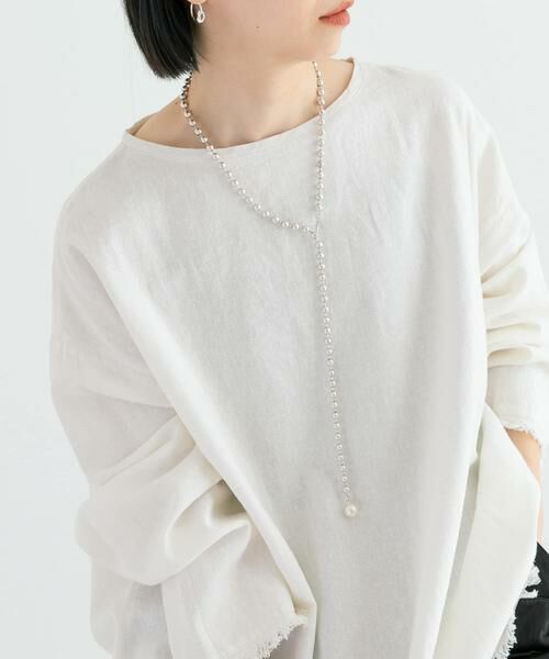 URBAN RESEARCH / アーバンリサーチ ネックレス・ペンダント・チョーカー | PHILIPPE AUDIBERT　Brianaglasspearl necklace | 詳細1