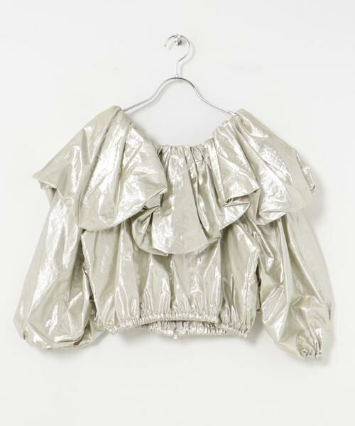 URBAN RESEARCH/アーバンリサーチ CURRENTAGE SILVER BLOUSE シルバー 9 URBAN RESEARCH/アーバンリサーチ CURRENTAGE SILVER BLOUSE シルバー 9