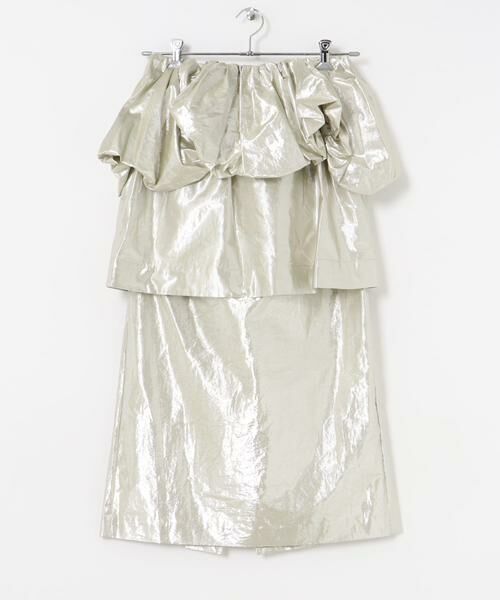 URBAN RESEARCH / アーバンリサーチ スカート | CURRENTAGE　SILVER SKIRT | 詳細1