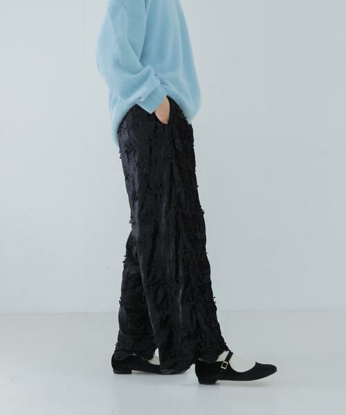 URBAN RESEARCH / アーバンリサーチ その他パンツ | crinkle crinkle crinkle　velvet embroidery pants | 詳細2