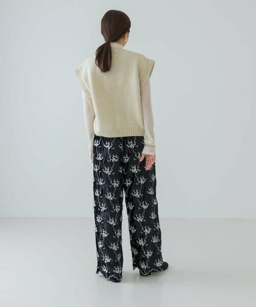 URBAN RESEARCH / アーバンリサーチ その他パンツ | crinkle crinkle crinkle　velvet embroidery pants | 詳細10