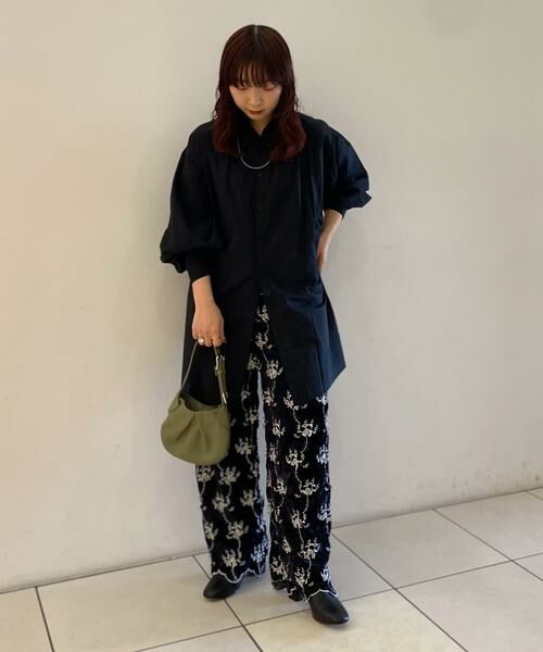 URBAN RESEARCH / アーバンリサーチ その他パンツ | crinkle crinkle crinkle　velvet embroidery pants | 詳細11