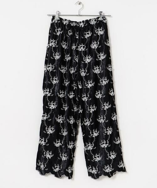 URBAN RESEARCH / アーバンリサーチ その他パンツ | crinkle crinkle crinkle　velvet embroidery pants | 詳細12