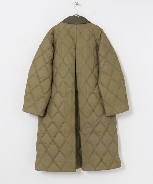 URBAN RESEARCH / アーバンリサーチ ダウンジャケット・ベスト | GANNI Quilt Raglan Midi Coat | 詳細6