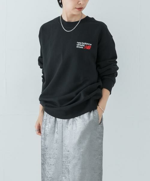 URBAN RESEARCH/アーバンリサーチ NEW BALANCE リラックスド スウェットクルー ブラック M URBAN RESEARCH/アーバンリサーチ NEW BALANCE リラックスド スウェットクルー ブラック M
