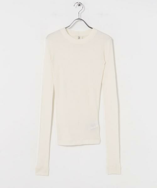 URBAN RESEARCH / アーバンリサーチ Tシャツ | NINETY PERCENT　ANIS LT WEIGHT RIB TOP | 詳細10