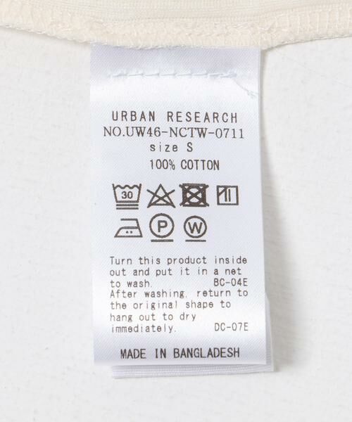 URBAN RESEARCH / アーバンリサーチ Tシャツ | NINETY PERCENT　ANIS LT WEIGHT RIB TOP | 詳細16