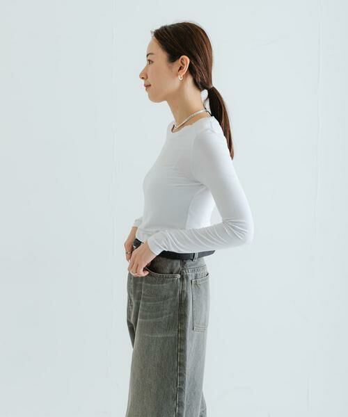 URBAN RESEARCH / アーバンリサーチ Tシャツ | NINETY PERCENT　TYRA TOP | 詳細5