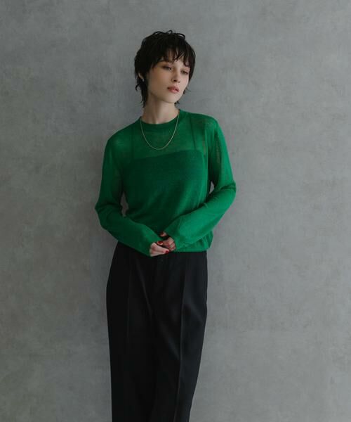 URBAN RESEARCH / アーバンリサーチ ニット・セーター | 『別注』ROUTINE×URBAN RESEARCH　シアーニット | 詳細9