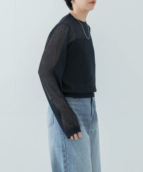 URBAN RESEARCH / アーバンリサーチ ニット・セーター | 『別注』ROUTINE×URBAN RESEARCH　シアーニット | 詳細15
