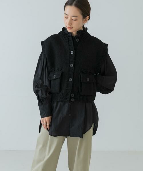 URBAN RESEARCH / アーバンリサーチ ベスト | 『別注』crinkle crinkle crinkle×UR　NEPAL KNIT VEST | 詳細4