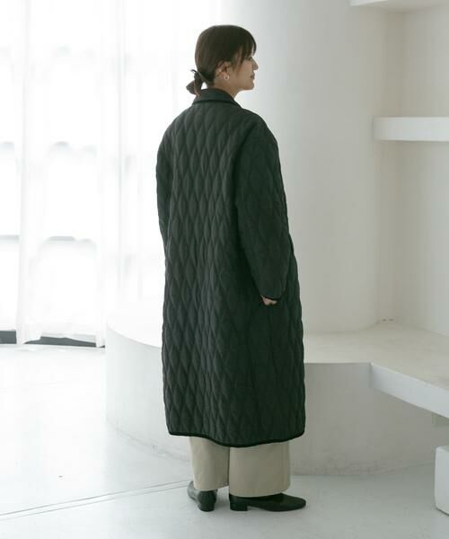 URBAN RESEARCH / アーバンリサーチ ステンカラーコート | TICCA　リバーシブルキルティングロングコート | 詳細10