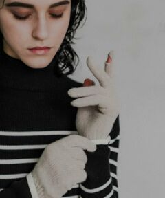 URBAN RESEARCH / アーバンリサーチ 手袋 | William Brunton Hand Knits　long rib cuff Glove