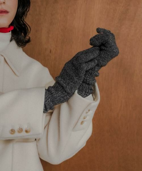 URBAN RESEARCH / アーバンリサーチ 手袋 | William Brunton Hand Knits　long rib cuff Glove | 詳細1