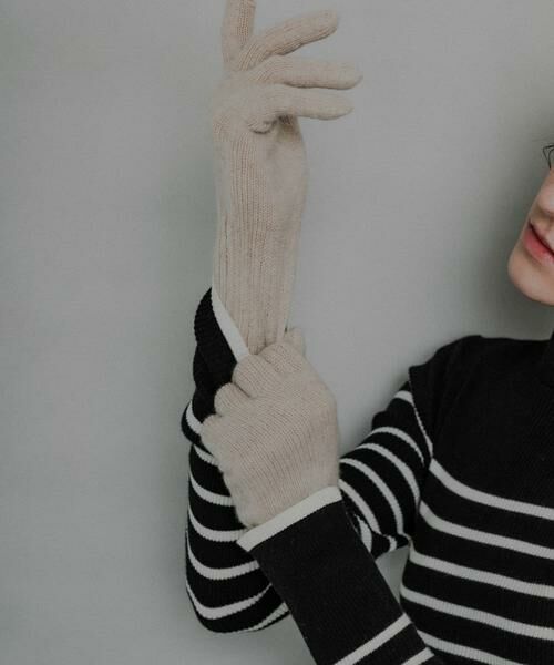 URBAN RESEARCH / アーバンリサーチ 手袋 | William Brunton Hand Knits　long rib cuff Glove | 詳細16