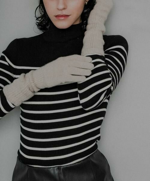 URBAN RESEARCH / アーバンリサーチ 手袋 | William Brunton Hand Knits　long rib cuff Glove | 詳細18