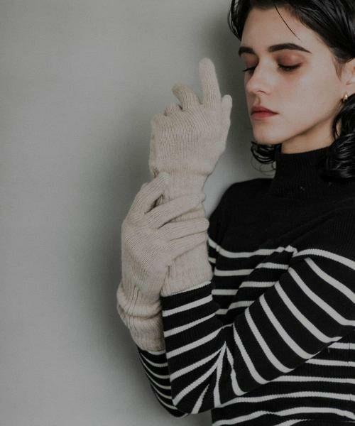 URBAN RESEARCH / アーバンリサーチ 手袋 | William Brunton Hand Knits　long rib cuff Glove | 詳細19