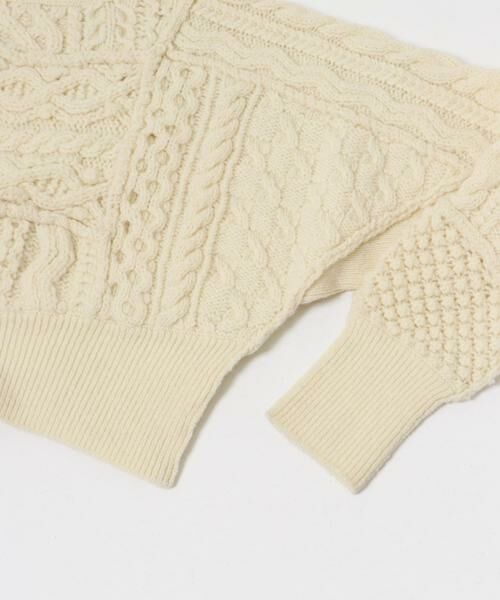 URBAN RESEARCH / アーバンリサーチ ニット・セーター | CURRENTAGE　CABLE PATCH KNIT | 詳細2