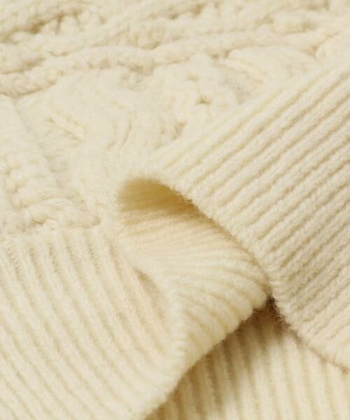 URBAN RESEARCH / アーバンリサーチ ニット・セーター | CURRENTAGE　CABLE PATCH KNIT | 詳細4
