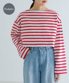 URBAN RESEARCH / アーバンリサーチ Tシャツ | 『別注』Le minor×UR　Border cropped T-shirts