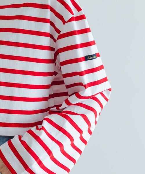 URBAN RESEARCH / アーバンリサーチ Tシャツ | 『別注』Le minor×UR　Border cropped T-shirts | 詳細1