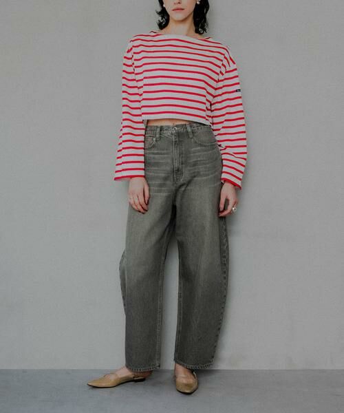 URBAN RESEARCH / アーバンリサーチ Tシャツ | 『別注』Le minor×UR　Border cropped T-shirts | 詳細10