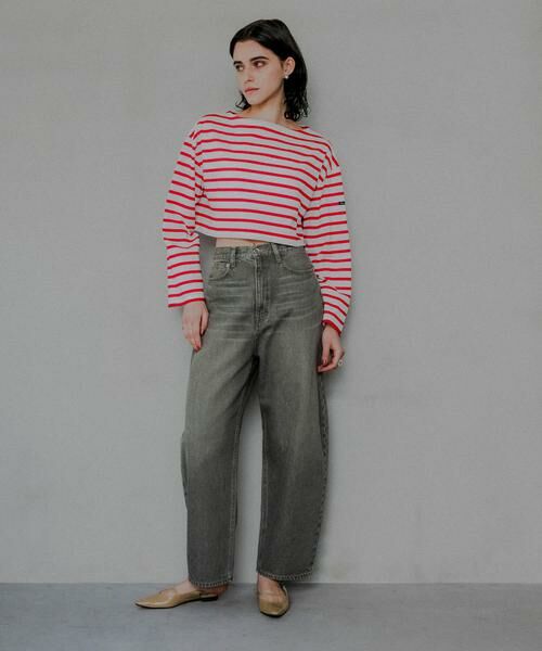 URBAN RESEARCH / アーバンリサーチ Tシャツ | 『別注』Le minor×UR　Border cropped T-shirts | 詳細11