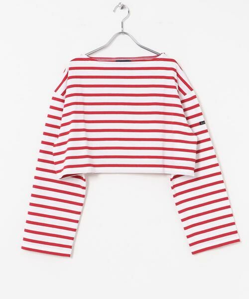 URBAN RESEARCH / アーバンリサーチ Tシャツ | 『別注』Le minor×UR　Border cropped T-shirts | 詳細14