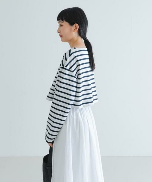 URBAN RESEARCH / アーバンリサーチ Tシャツ | 『別注』Le minor×UR　Border cropped T-shirts | 詳細26