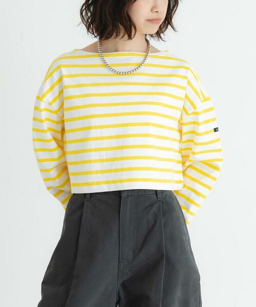 URBAN RESEARCH / アーバンリサーチ Tシャツ | 『WEB/一部店舗限定』『別注』Le minor×UR　Border cropped Tee | 詳細1