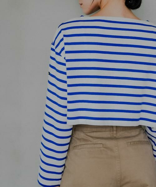 URBAN RESEARCH / アーバンリサーチ Tシャツ | 『WEB/一部店舗限定』『別注』Le minor×UR　Border cropped Tee | 詳細20