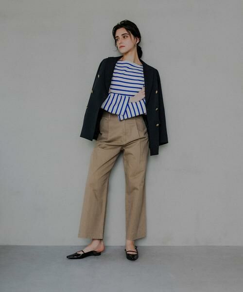 URBAN RESEARCH / アーバンリサーチ Tシャツ | 『WEB/一部店舗限定』『別注』Le minor×UR　Border cropped Tee | 詳細26