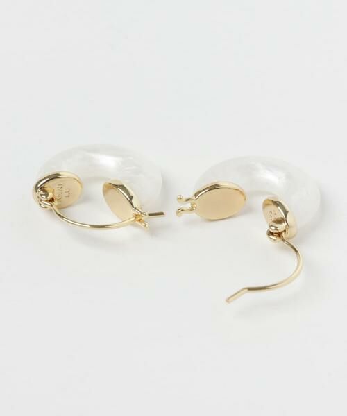 URBAN RESEARCH / アーバンリサーチ ピアス・イヤリング | ANNI LU　Petit White Swell Hoop | 詳細1